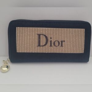 Dior Black and Gold Wallet